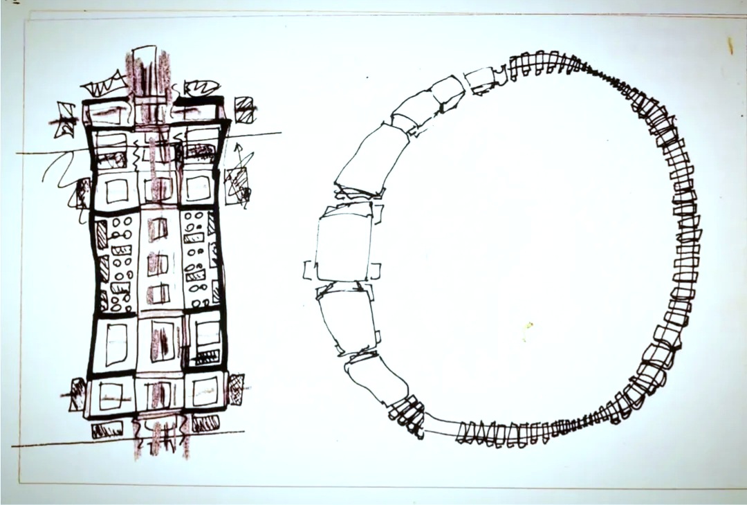 Tren — 0.10m x 0.15m Caneta sobre papel — Fabio Crisanti